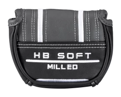 Cleveland Huntington Beach Soft Milled #10.5 Slant Golf Putter -COBRA Shop HB Soft Milled Center Shafted Headcover Front
