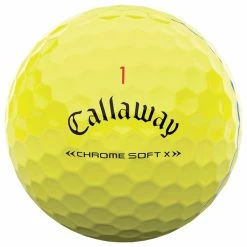 Callaway Chrome Soft X Triple Track Golf Balls - Yellow / Dozen 9 Callaway Chrome Soft X Triple Track Golf Balls - Yellow / Dozen -COBRA Shop callaway chrome soft x tripletrack yellow 3