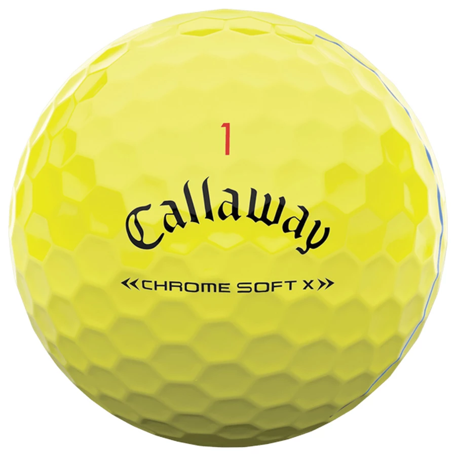 Callaway Chrome Soft X Triple Track Golf Balls - Yellow / Dozen 5 Callaway Chrome Soft X Triple Track Golf Balls - Yellow / Dozen - Image 3
