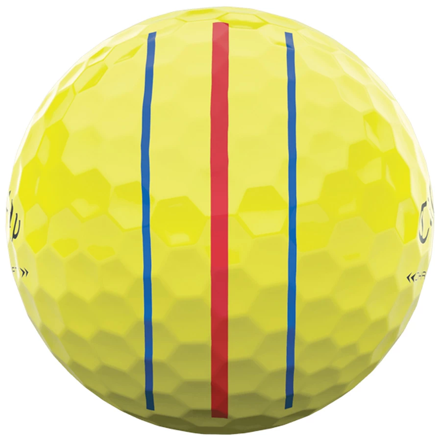 Callaway Chrome Soft X Triple Track Golf Balls - Yellow / Dozen 6 Callaway Chrome Soft X Triple Track Golf Balls - Yellow / Dozen - Image 4