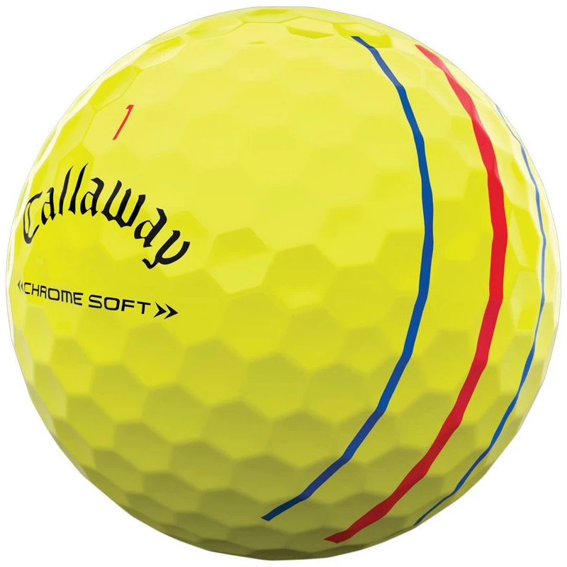 Callaway Chrome Soft Triple Track Golf Balls - Yellow / Dozen 5 Callaway Chrome Soft Triple Track Golf Balls - Yellow / Dozen - Image 3