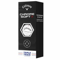 Callaway Chrome Soft X Triple Track Golf Balls - White / Dozen 11 Callaway Chrome Soft X Triple Track Golf Balls - White / Dozen -COBRA Shop callaway chromesoft x tripletrack white 5