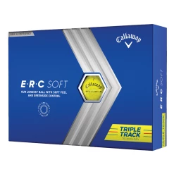 Callaway ERC Soft Triple Track Golf Balls - Yellow / Dozen