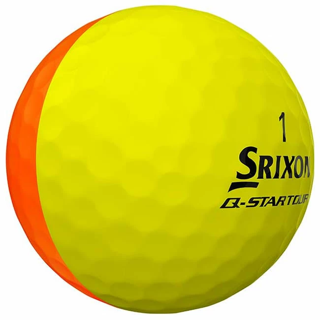 Srixon Q-STAR Divide Tour Golf Balls - Yellow/Orange / Dozen 4 Srixon Q-STAR Divide Tour Golf Balls - Yellow/Orange / Dozen - Image 2