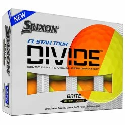 Srixon Q-STAR Divide Tour Golf Balls - Yellow/Orange / Dozen 14 Srixon Q-STAR Divide Tour Golf Balls - Yellow/Orange / Dozen -COBRA Shop srixon divide yelloworange 6