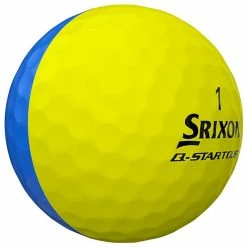 Srixon Q-STAR Divide Tour Golf Balls - Yellow/Blue / Dozen -COBRA Shop srixon qstar divide yellowblue 5