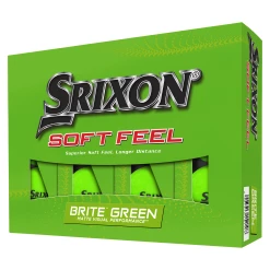 Srixon Soft Feel Brite Golf Balls - Green / Dozen