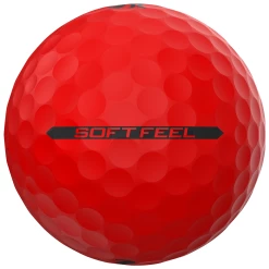 Srixon Soft Feel Brite Golf Balls - Red / Dozen -COBRA Shop srixon sfbrite red 5
