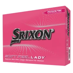 Srixon Soft Feel Ladies Golf Balls - Passion Pink / Dozen