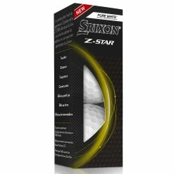 Srixon Z-STAR Golf Balls - Pure White / Dozen -COBRA Shop srixon zstar white 22028529