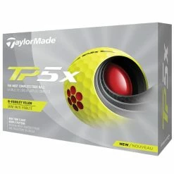 TaylorMade TP5x Golf Balls - Yellow / Dozen