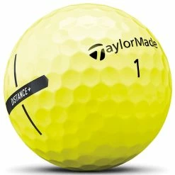 TaylorMade Distance+ Golf Balls - Yellow / Dozen -COBRA Shop taylormade distance2B yellow 3