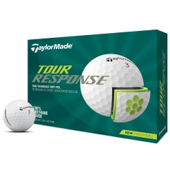 TaylorMade Tour Response Golf Balls - White / Dozen -COBRA Shop taylormade tourresponse white 2