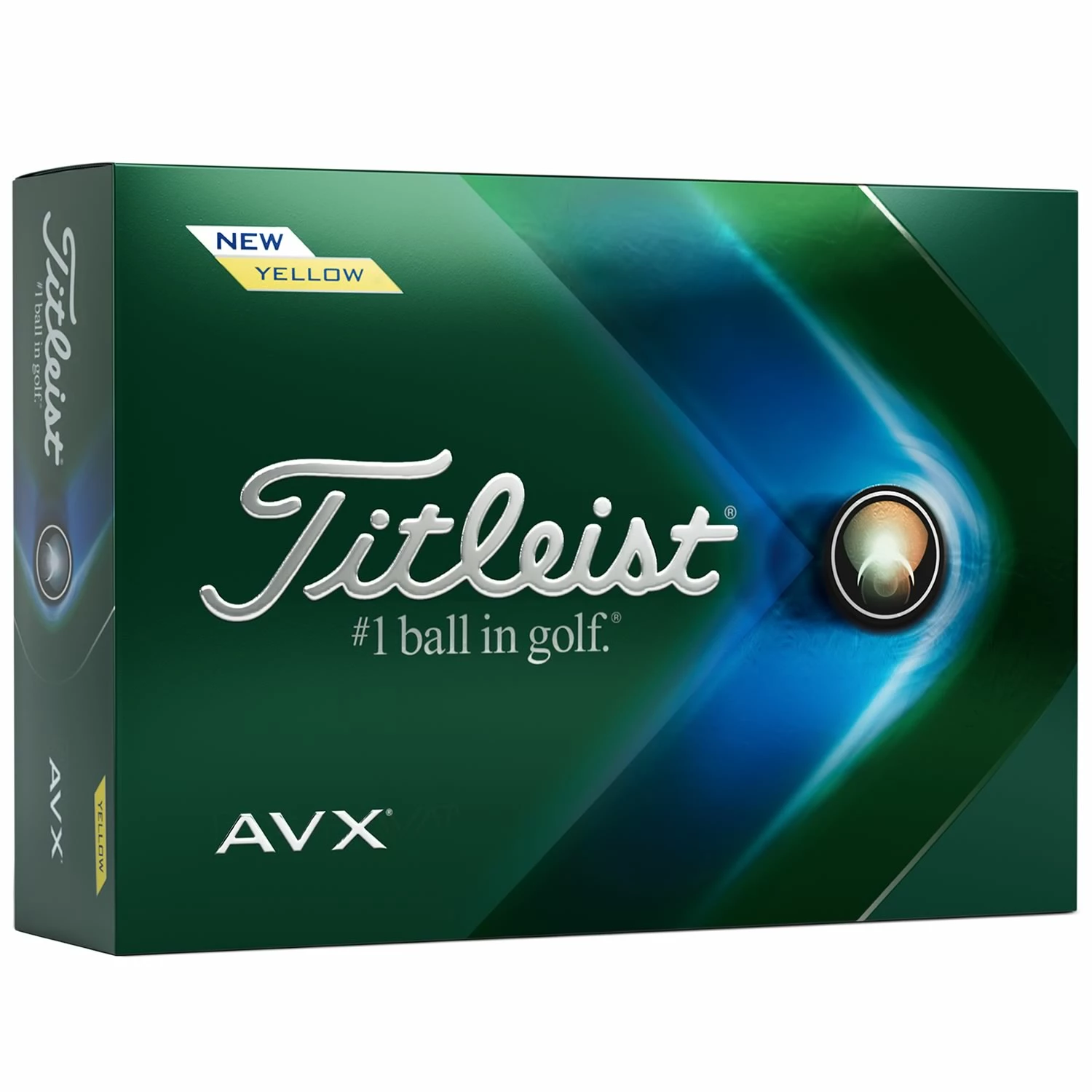Titleist AVX Golf Balls - Yellow / Dozen 3 Titleist AVX Golf Balls - Yellow / Dozen