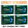 Titleist AVX Golf Balls - 4 For 3 (with Personalisation) - Yellow / 4 Dozen -COBRA Shop titleist loyalty rewarded avx yellow personalised 1