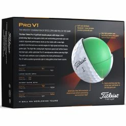 Titleist 2023 Pro V1 Golf Balls - White / Dozen -COBRA Shop titleist prov1 white 7