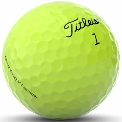 Titleist 2023 Pro V1 Golf Balls - 4 For 3 (with Personalisation) - Yellow / 4 Dozen -COBRA Shop titleist prov1 yellow 52028129