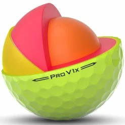 Titleist 2023 Pro V1x Golf Balls - Yellow / Dozen -COBRA Shop titleist prov1x yellow 4