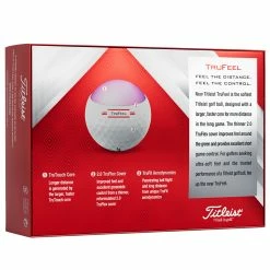 Titleist TruFeel Golf Balls - White / Dozen -COBRA Shop titleist trufeel white 2022 1
