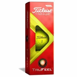 Titleist TruFeel Golf Balls - Yellow / Dozen -COBRA Shop titleist trufeel yellow 2022 3