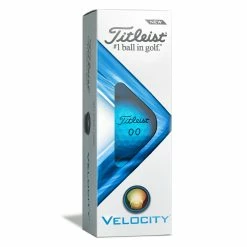 Titleist Velocity Golf Balls - Matte Blue / Dozen 12 Titleist Velocity Golf Balls - Matte Blue / Dozen -COBRA Shop titleist velocity blue 3