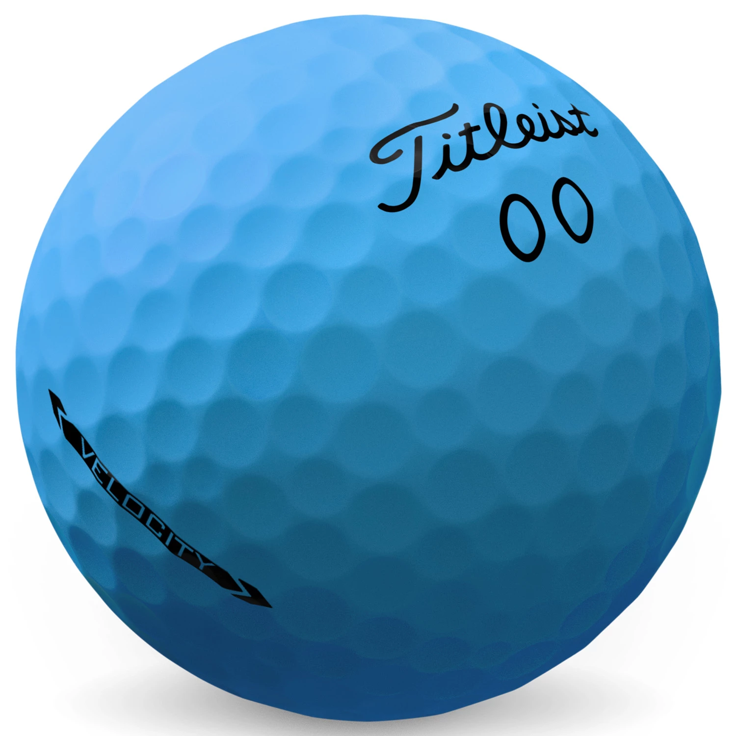 Titleist Velocity Golf Balls - Matte Blue / Dozen 4 Titleist Velocity Golf Balls - Matte Blue / Dozen - Image 2