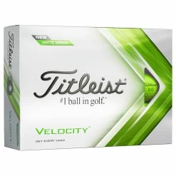 Titleist Velocity Golf Balls - Matte Green / Dozen