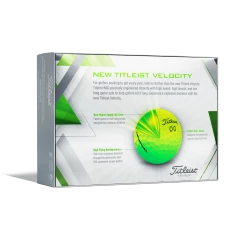 Titleist Velocity Golf Balls - Matte Green / Dozen -COBRA Shop titleist velocity green 32028229