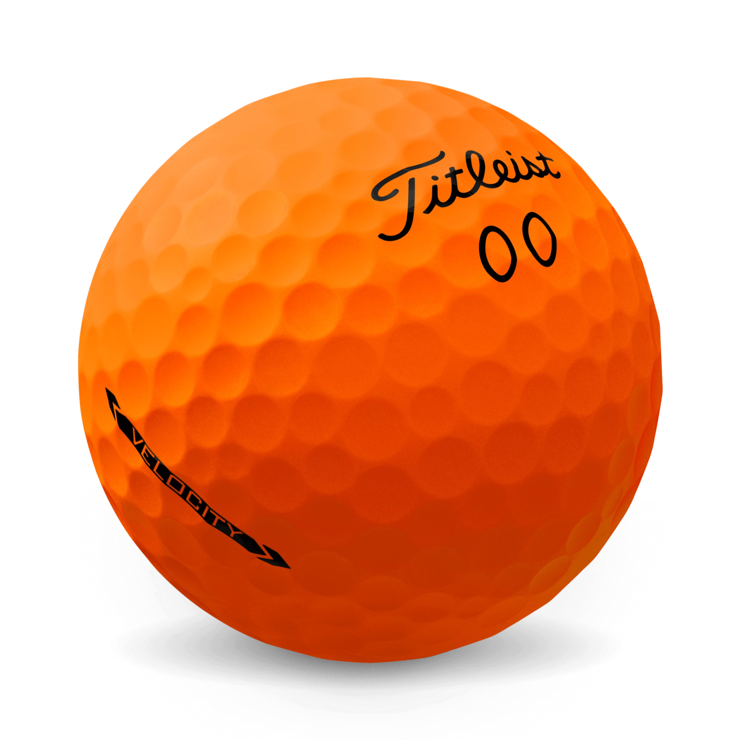 Titleist Velocity Golf Balls - Matte Orange / Dozen 4 Titleist Velocity Golf Balls - Matte Orange / Dozen - Image 2