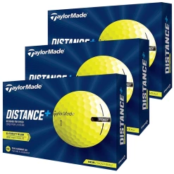 TaylorMade Distance+ Golf Balls 3 For 2 Promo - Yellow / 3 Dozen