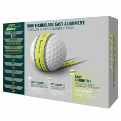 TaylorMade Tour Response Golf Balls - Sight / Dozen -COBRA Shop tourstripewhite22 2