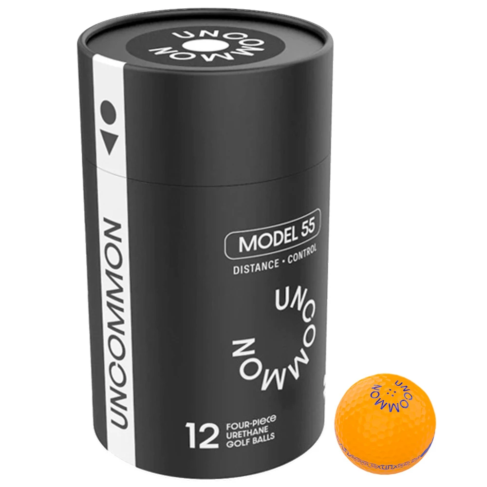 Uncommon Model 55 Golf Ball - Electric Orange / Dozen 3 Uncommon Model 55 Golf Ball - Electric Orange / Dozen